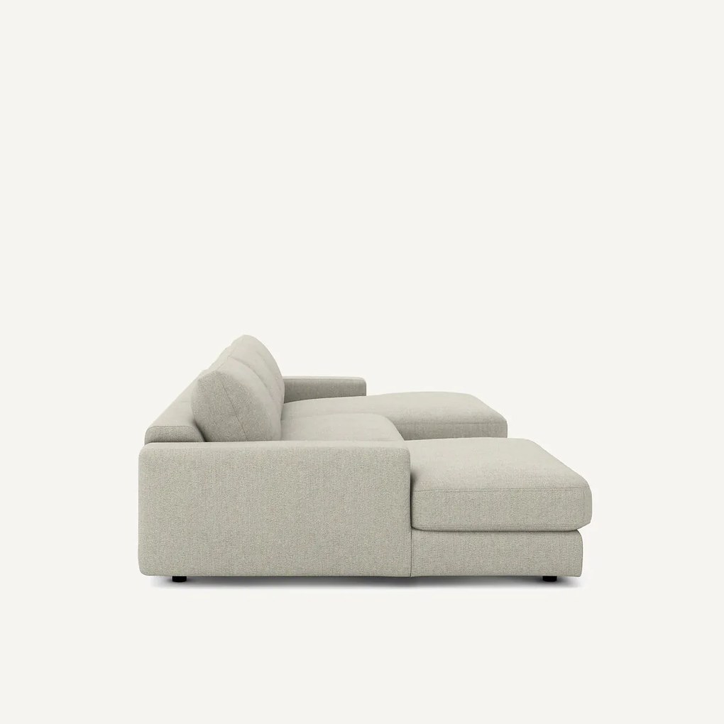 Καναπές 5 θέσεων με ύφασμα τουίντ, Skander