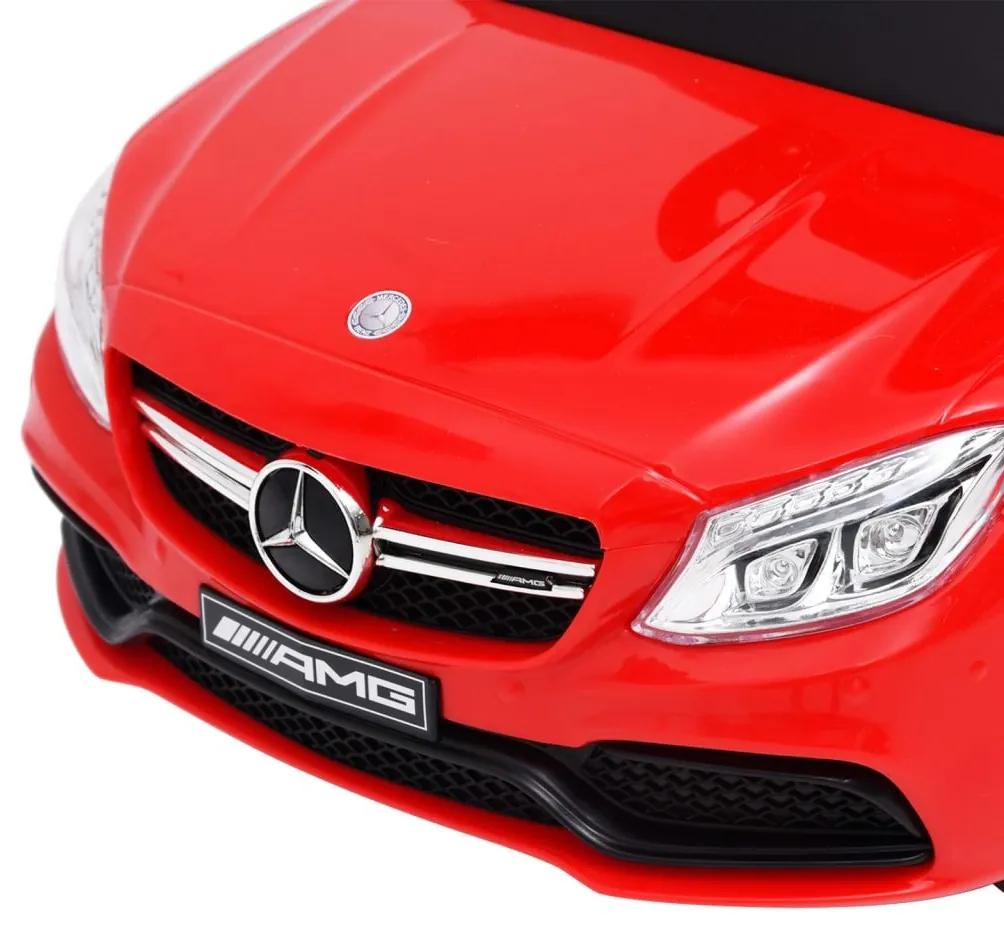 Περπατούρα Αυτοκίνητο με Λαβή Mercedes-Benz C63 Κόκκινο - Κόκκινο