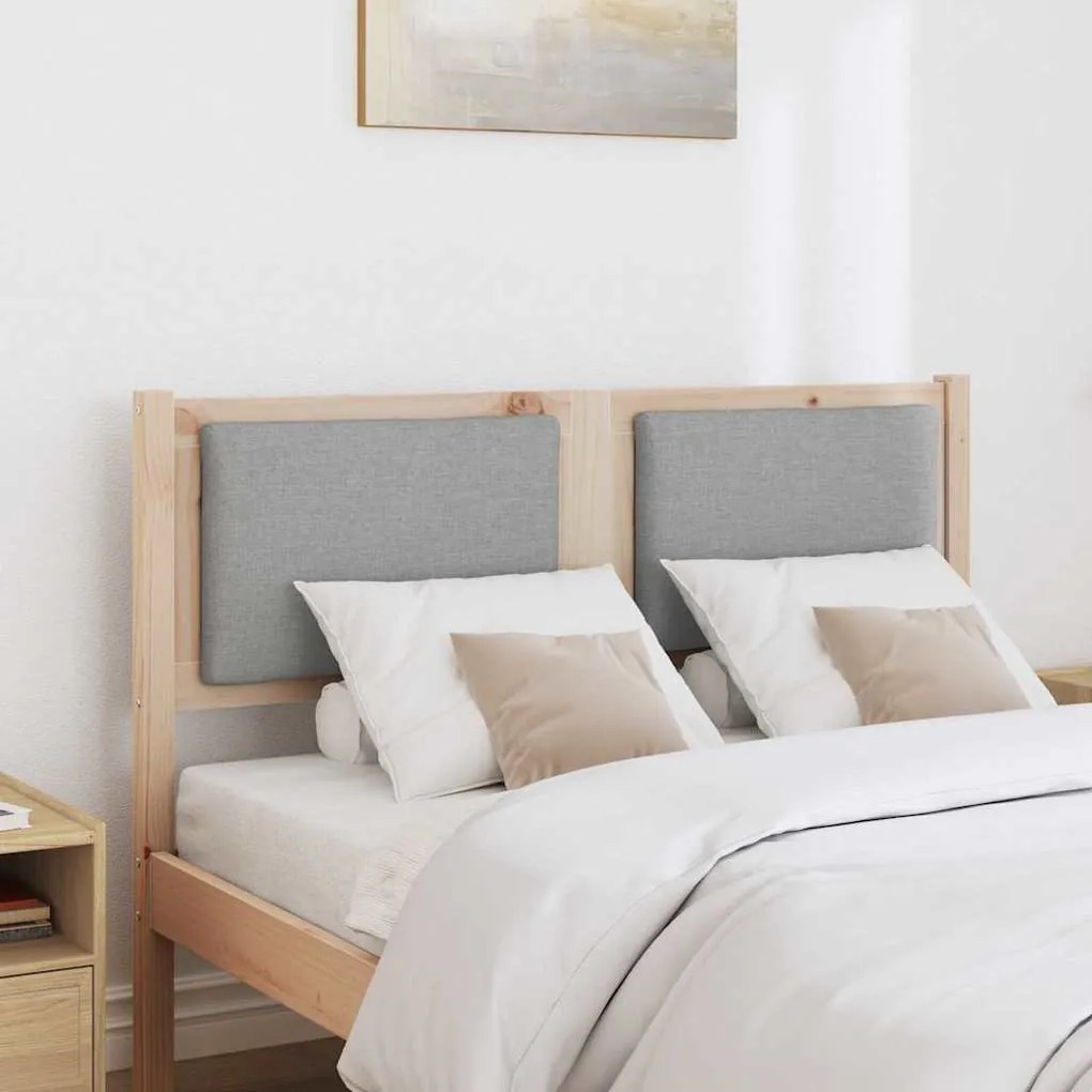 vidaXL Κεφαλάρι Άλλο Καφέ 135 cm Μασίφ ξύλο πεύκου