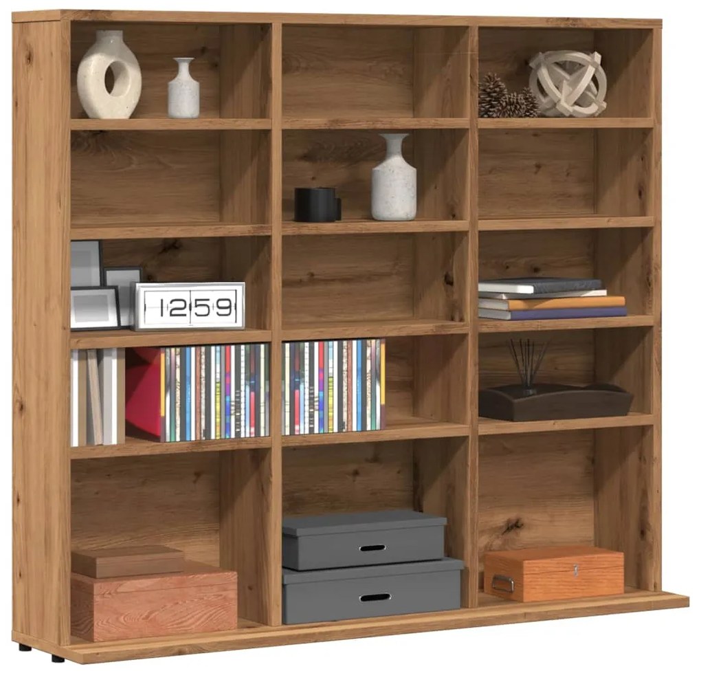 vidaXL Ντουλάπι CD Artisan Oak 100x23x89,5 cm Κατασκευασμένο ξύλο