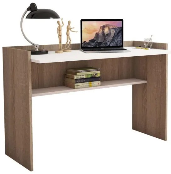 ΓΡΑΦΕΙΟ ΜΕΛΑΜΙΝΗΣ SONAMA ΛΕΥΚΟ 118x58x80Υεκ.HM9227.12