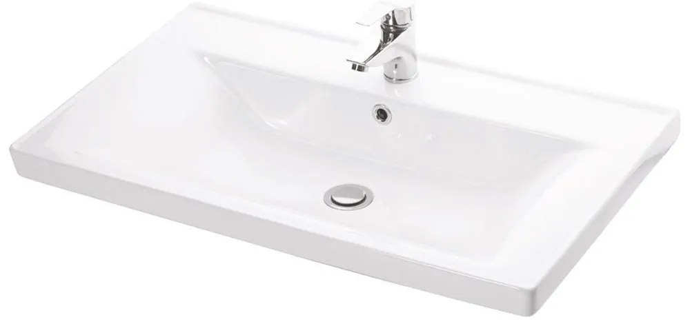 Νιπτήρας Αναρτώμενος Sava 2080 80x46x16,5cm White Karag Πορσελάνη
