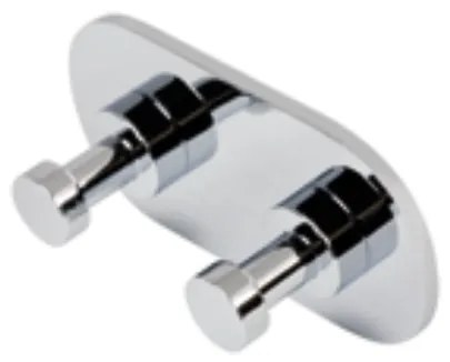 Geesa Nemox 6515 Chrome Κρεμάστρα 2 αγκίστρων