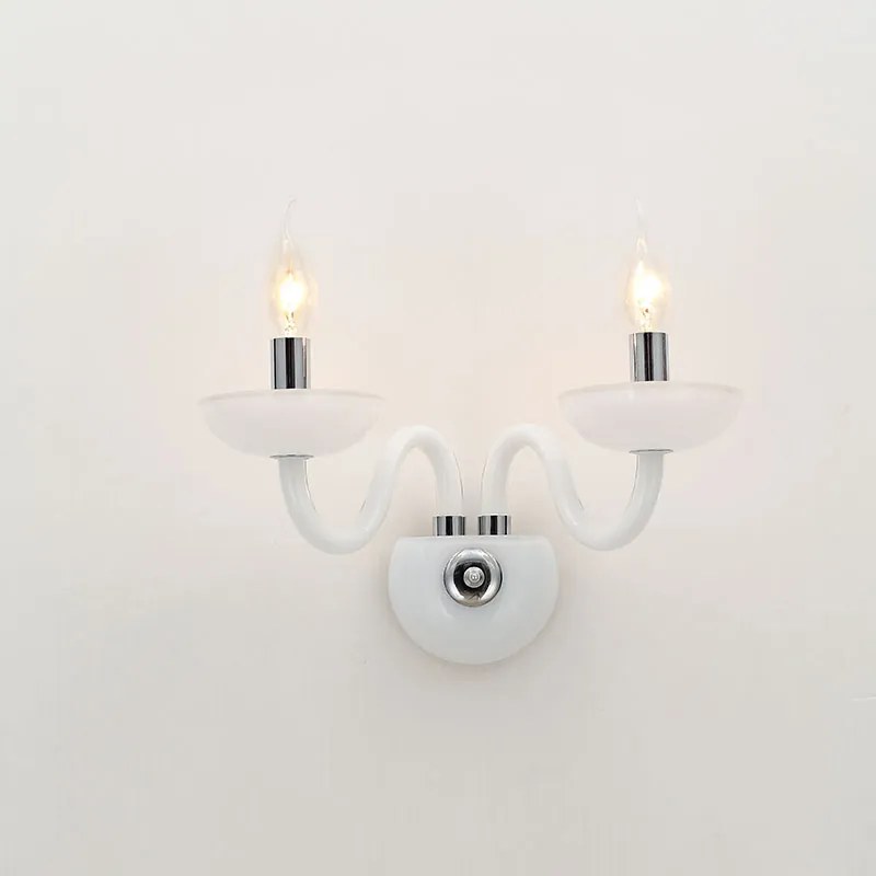 Απλίκα Τοίχου Aca Lunaria BLK82182WWC White