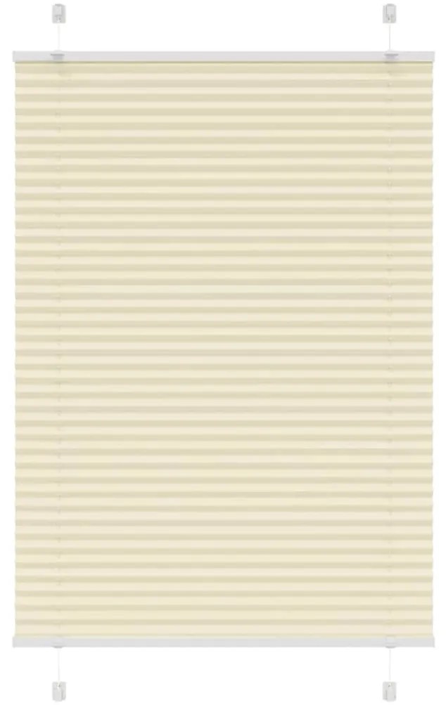 Πλισέ περσίδα Κρέμα 85x150 cm Πλάτος υφάσματος 84,4 cm 4015293