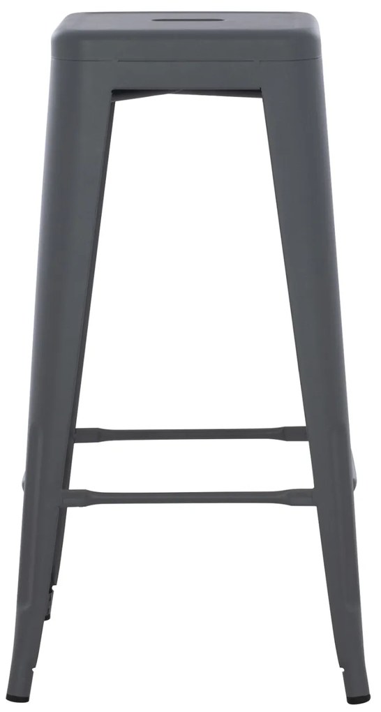ΣΚΑΜΠΟ ΜΠΑΡ ΜΕΤΑΛΛΙΚΟ MELITA-PRO HM8642.50 ΣΕ ΓΚΡΙ 43x43x78Υεκ. (1 Τεμμάχια)