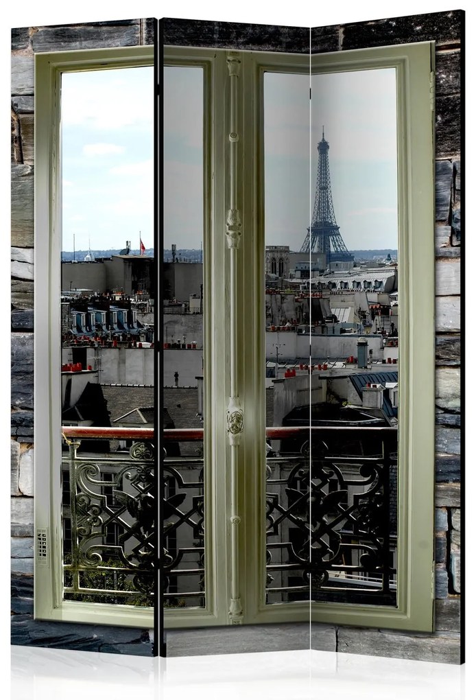 Διαχωριστικό με 3 τμήματα - Parisian View [Room Dividers] 135x172