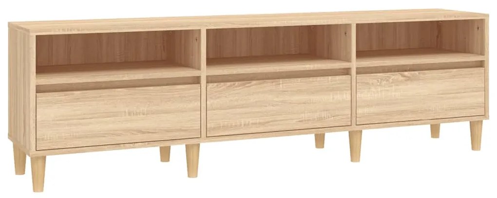 vidaXL Έπιπλο Τηλεόρασης Sonoma Δρυς 150x30x44,5 εκ. Επεξ. Ξύλο