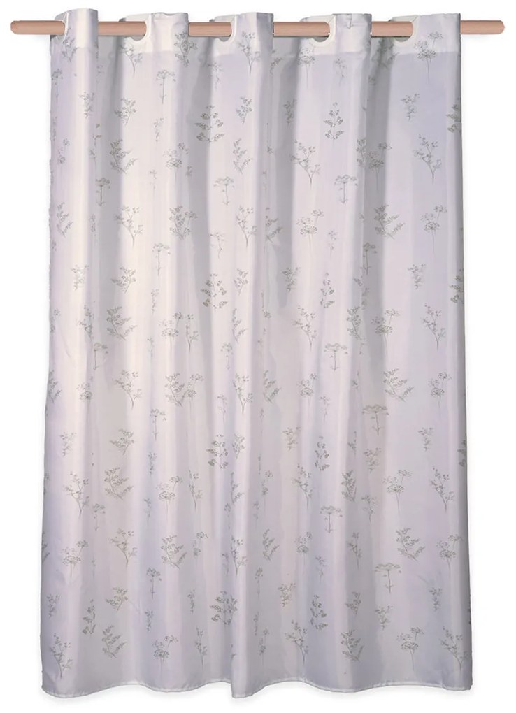 Κουρτίνα Μπάνιου (180x180) Με Τρουκς Nef-Nef Homeware Claris Ecru