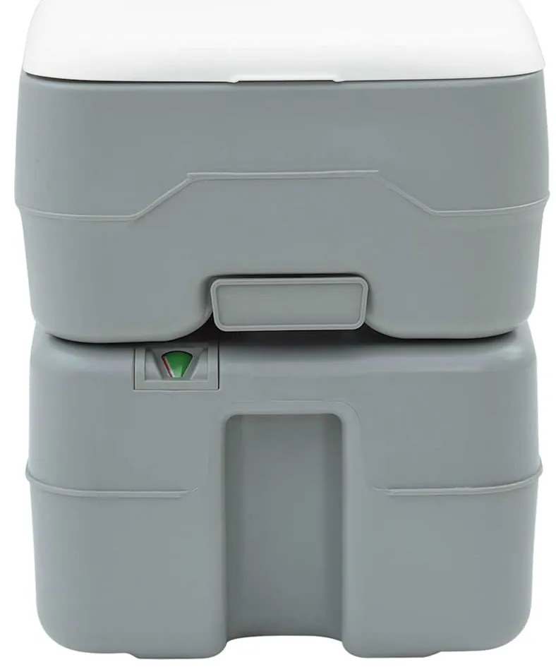 vidaXL Τουαλέτα Κάμπινγκ Γκρι 41.5 x 36.5 x 42 εκ. Πλαστικό
