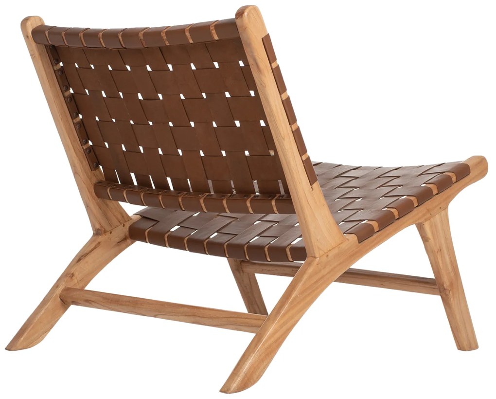 Καρέκλα Felipe από Μασίφ Ξύλο Teak Φυσικό 65x82x88 Υ Εκ.