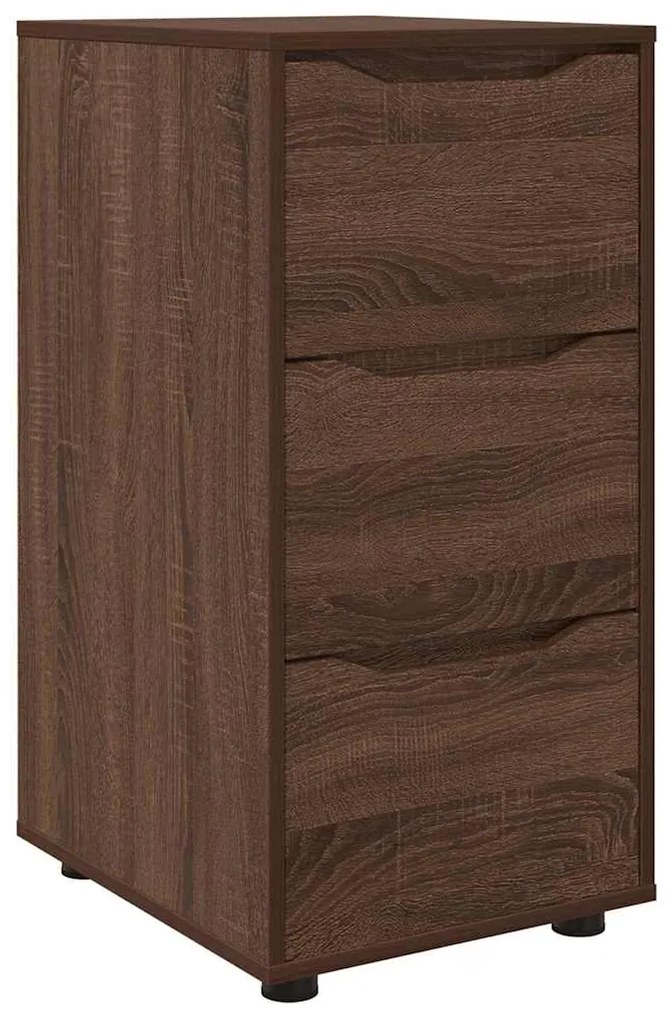 vidaXL Ντουλάπι αποθήκευσης Καφέ δρυς 40 x 48 x 81 εκ