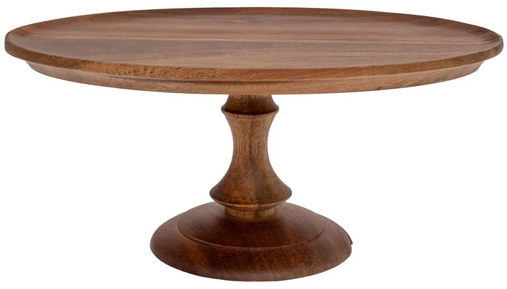 Δίσκος Σερβιρίσματος Ξύλινος Οβάλ Με Πόδι Natural 26x16x11,5εκ. iliadis 91915