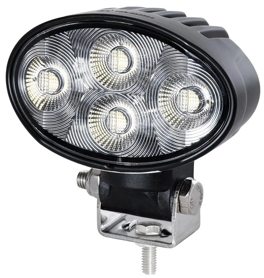 GloboStar® 85336 E4 Mark Vehicle &amp; Forklift Work Lights - Φώτα Εργασίας για Οχήματα Περονοφόρα - Κλάρκ LED 40W DC 10-30V Αδιάβροχο IP67 Ψυχρό Λευκό 6000K Μ10 x Π6 x Υ9cm