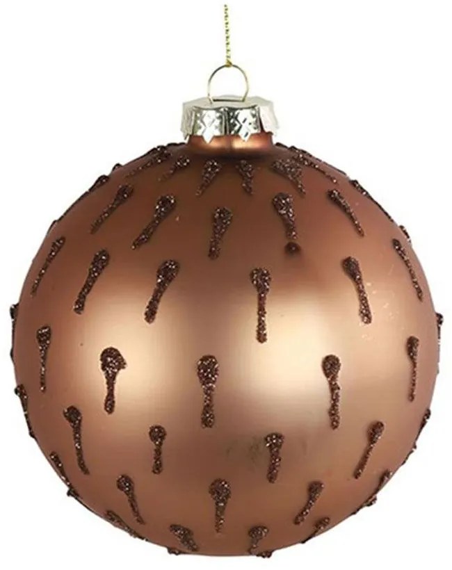 Χριστουγεννιάτικη Μπάλα Spots 013.789200 8cm Brown