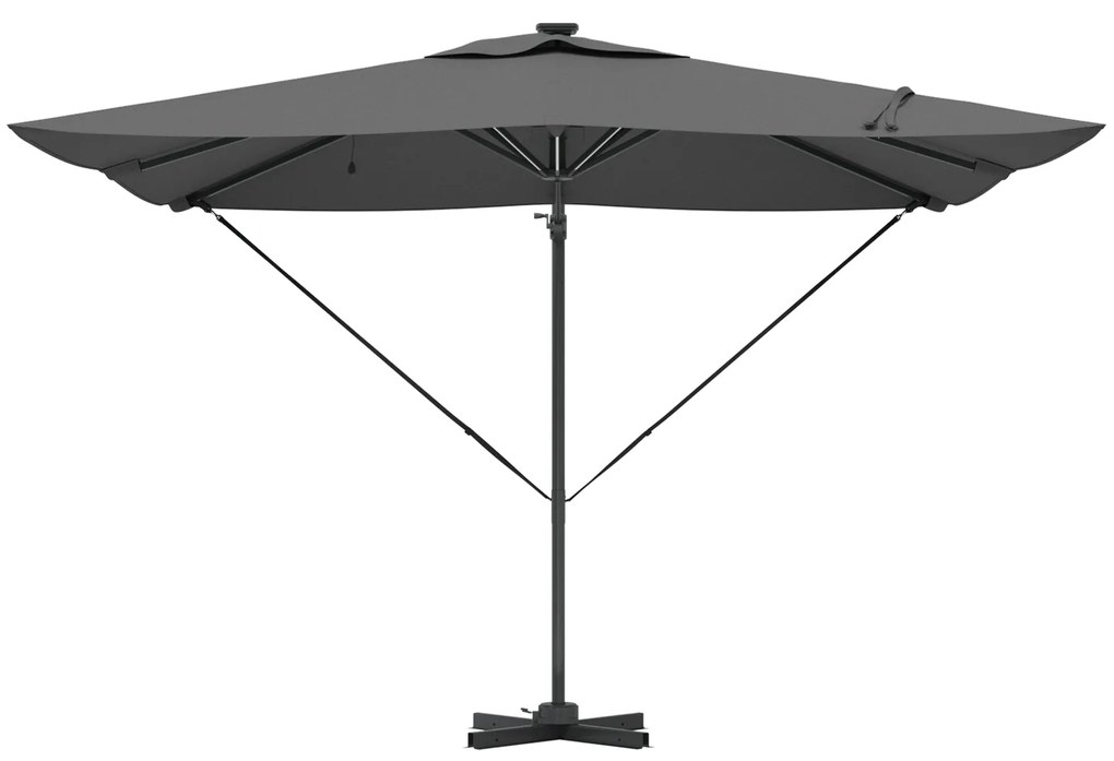 vidaXL Ομπρέλα Cantilever Roma 286 x 285 x 270 εκ. Αλουμίνιο
