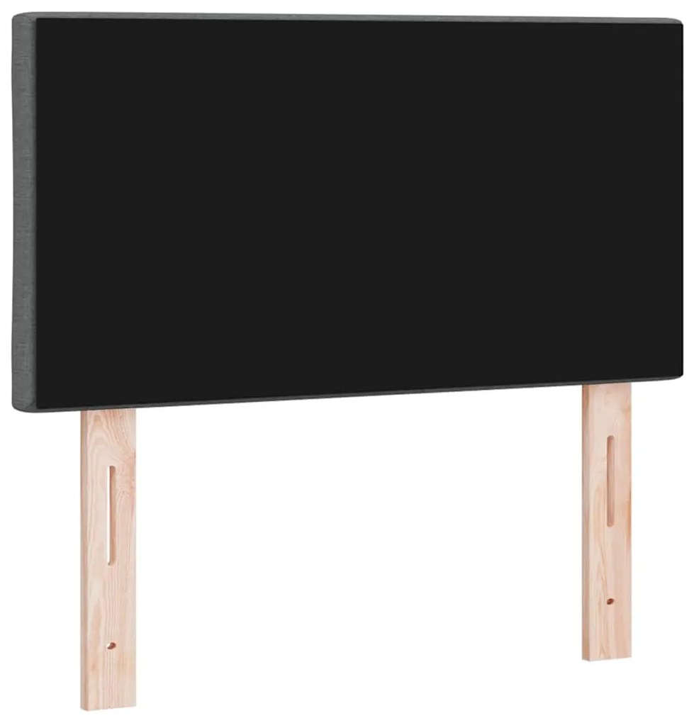 vidaXL Υφασμάτινο Κεφαλάρι Geometric Σκούρο Γκρι 80 cm ύφασμα