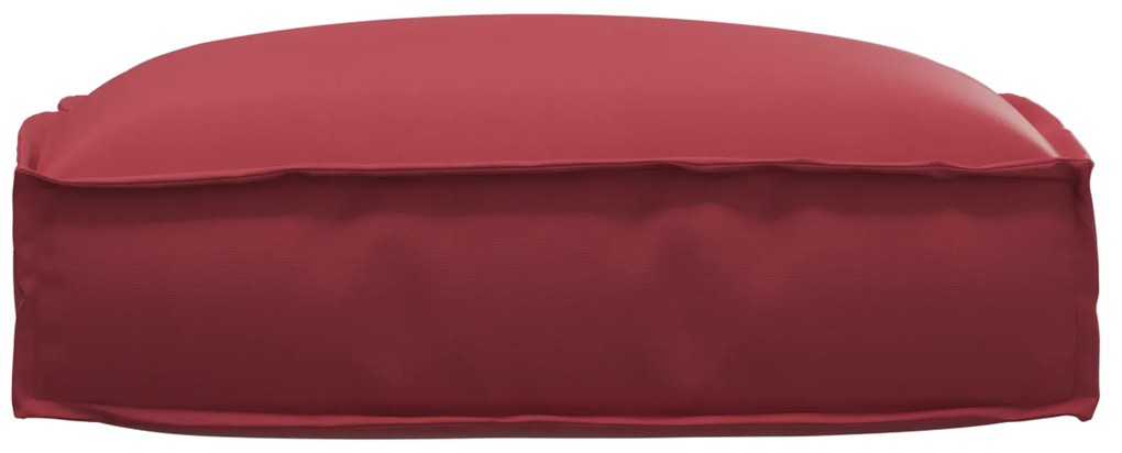 vidaXL Μαξιλάρι Παλέτας Κόκκινο 50x50x12 εκ Πολυεστερικός Ιστός
