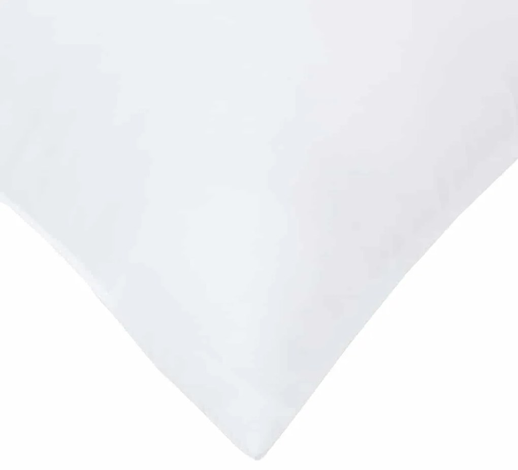 vidaXL Μαξιλάρι με μαξιλάρι Λευκό 60 x 40 x 20 εκ. Πολυεστέρας