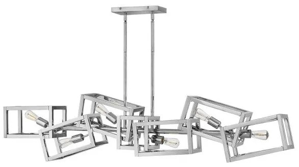 Κρεμαστό Φωτιστικό Οροφής 6xE27 Ensemble Quintiesse Elstead Lighting-QN-ENSEMBLE6-PN-Νίκελ Ματ QN-ENSEMBLE6-PN
