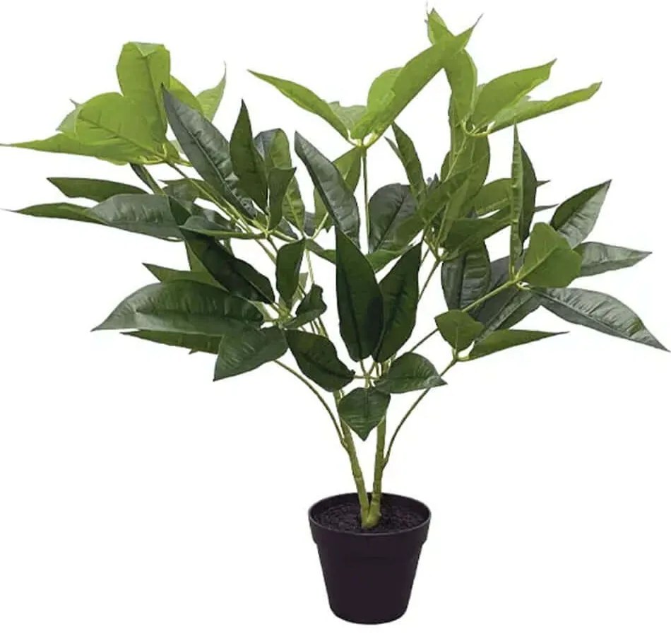 Τεχνητό Φυτό Της Τύχης Σε Γλάστρα 04-20020 60cm Green Marhome Συνθετικό Υλικό
