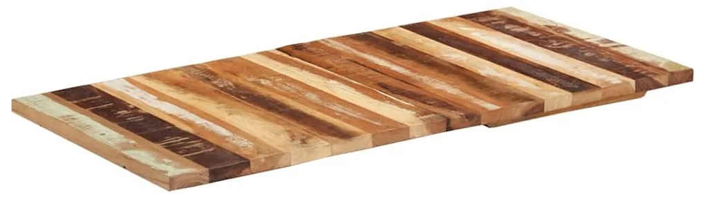 vidaXL Επιφάνεια Τραπεζιού Ορθ. 60x120 εκ 25-27 χιλ Μασίφ Ανακ. Ξύλο