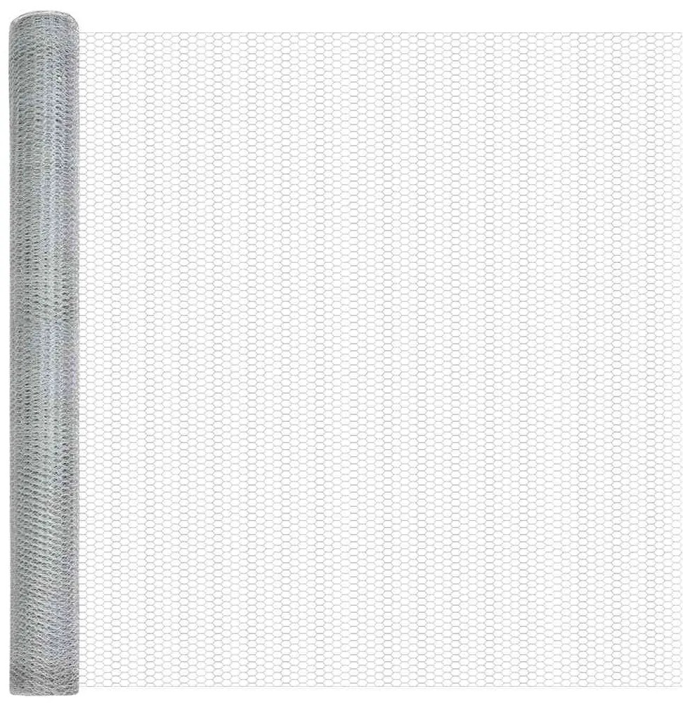 vidaXL Σετ Περίφραξης Γαλβανισμένος χάλυβας 25 x 1.5 μ