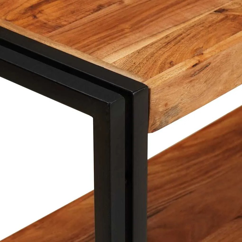 vidaXL Τραπέζι κονσόλας Καφέ 160 x 33 x 75 εκ. Μασίφ ξύλο ακακίας