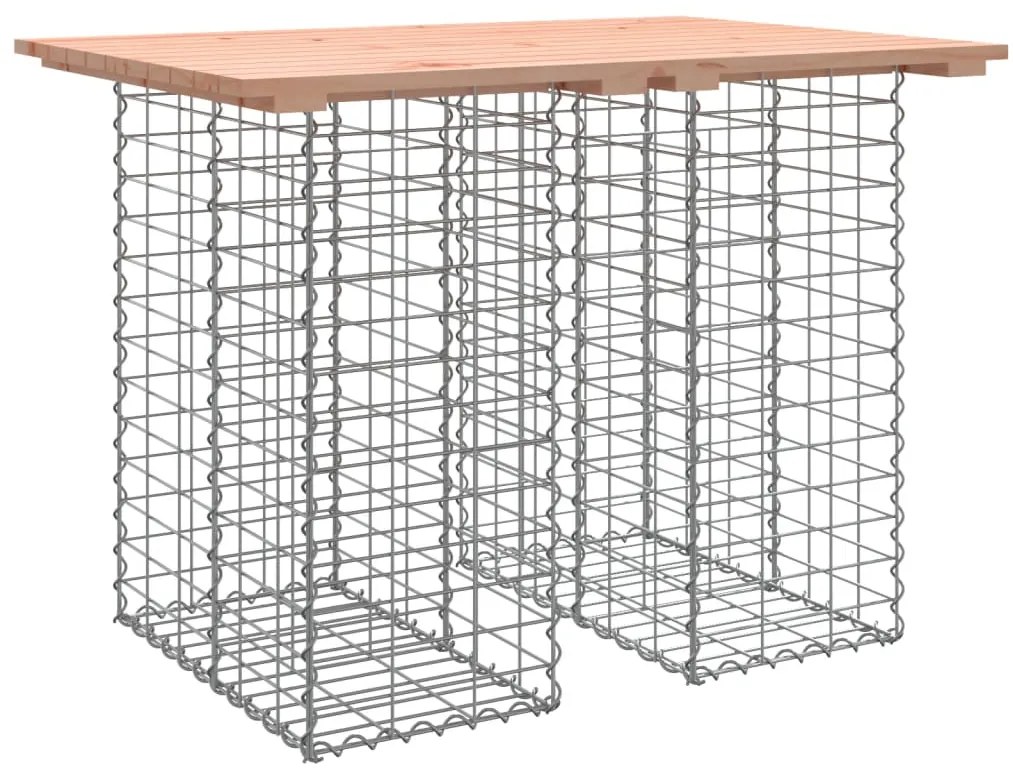 vidaXL Τραπέζι Κήπου με Σχέδιο Γκαμπιόν 100 x 70 x 72 εκ. από Μασίφ Ξύλο Ντάγκλας