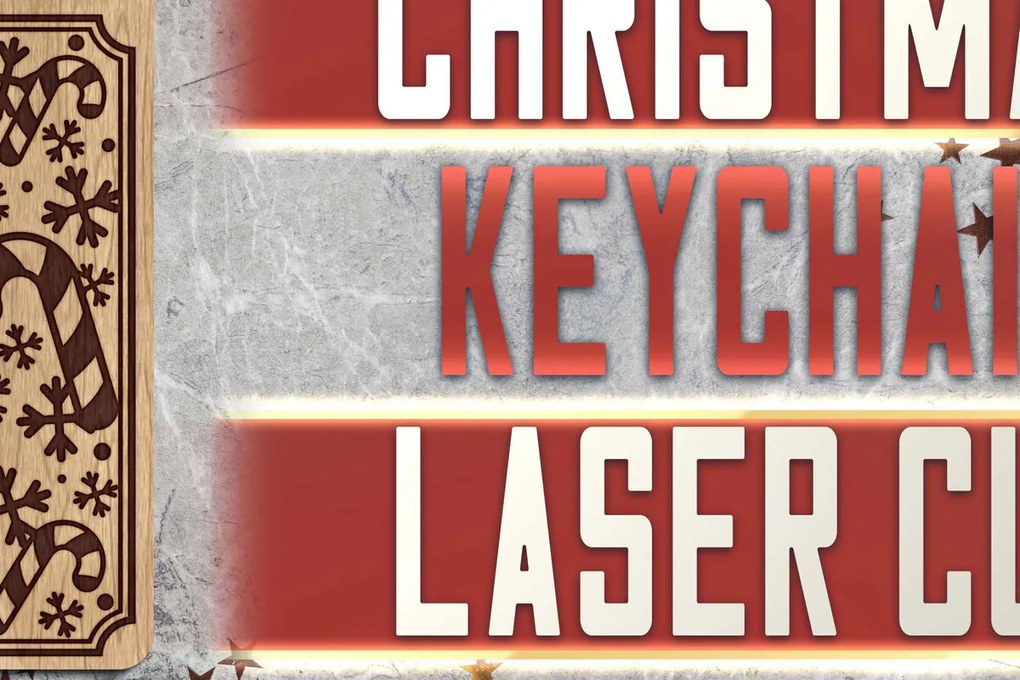 Intra απο ξύλο plywood 3mm-4mm πάχος Christmas Keychain | Χριστούγεννα Δίασταση 6x6 cm INTRAFABR-62988575