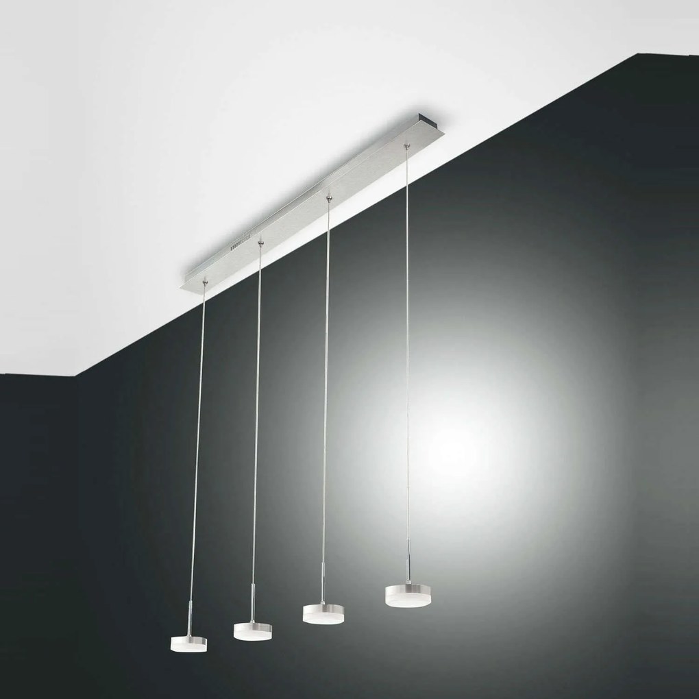 Φωτιστικό Οροφής Led Dunk 3239-49-212 Aluminium Fabas Luce Μέταλλο