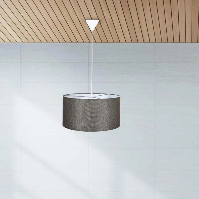 Φωτιστικό Οροφής Fylliana Καφέ - Λευκό Φ40x75 εκ. 40x40x75 εκ.
