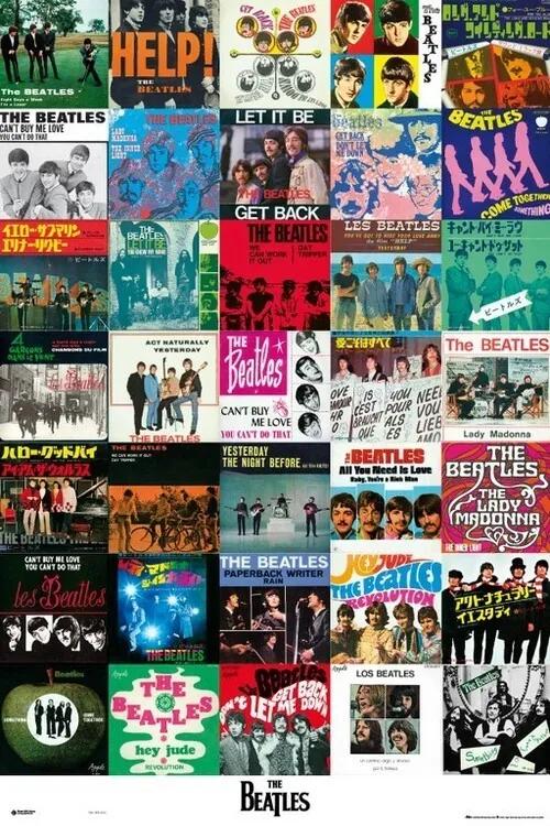 Αφίσα The Beatles - Covers, (61 x 91.5 cm)