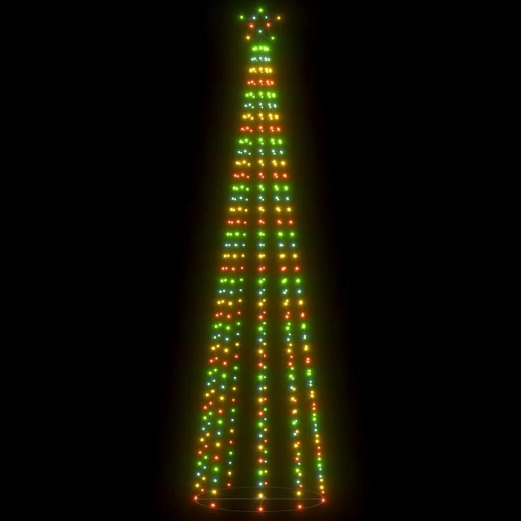 vidaXL Δέντρο από Φωτάκια 400 LED Πολύχρωμο Φως 100 x 360 εκ.