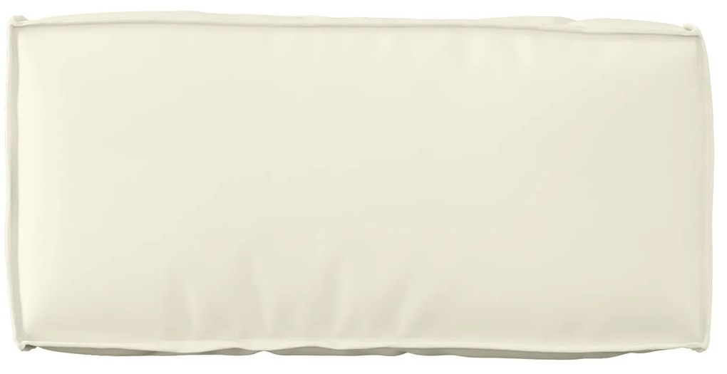 vidaXL Μαξιλάρι Παλέτας για πλάτη Κρεμ 80x40x12 cm Υφάσματα Οξφόρδης