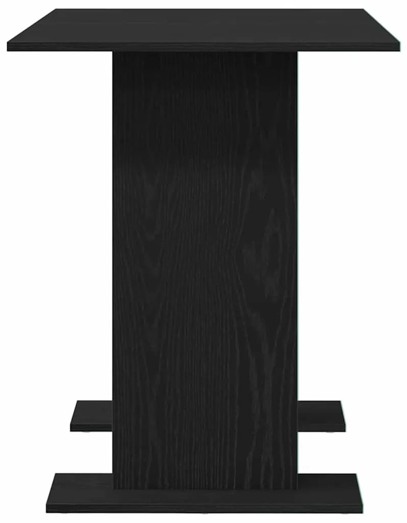 vidaXL Τραπεζαρία Μαύρη δρυς 110 x 60 x 75 cm Επεξεργασμένο ξύλο