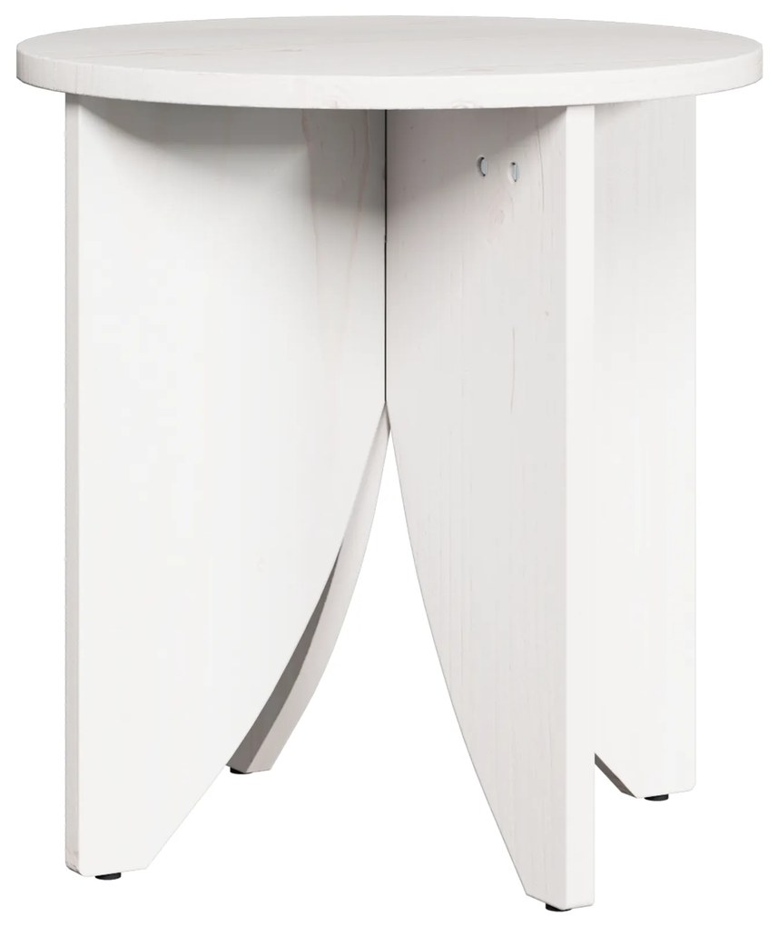 vidaXL Σετ Τραπεζιού Για Καφέ 2 pcs Λευκό 41.5 x 41.5 x 44 cm