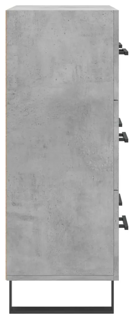 vidaXL Ντουλάπι Γκρι Σκυροδέματος 69,5x34x90 εκ. Επεξεργασμένο Ξύλο