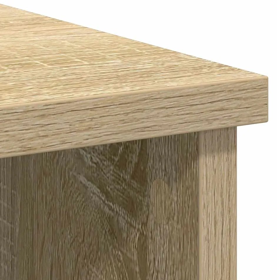 Συρταριέρα με Συρτάρια Sonoma Δρυς 101x35x76 εκ. από Επεξ. Ξύλο - Καφέ