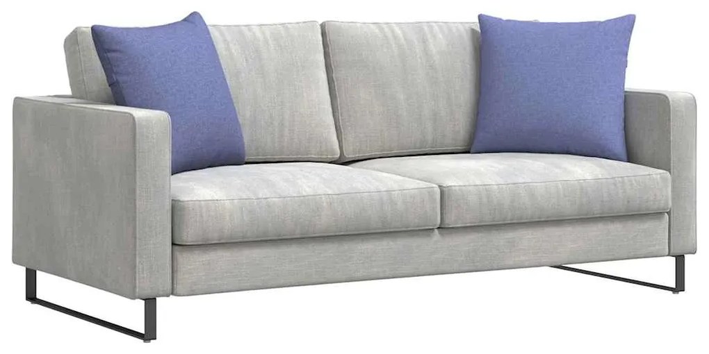 vidaXL Μαξιλάρι Καναπέ 2 pcs Μπλε τζην 50 x 50 cm ύφασμα