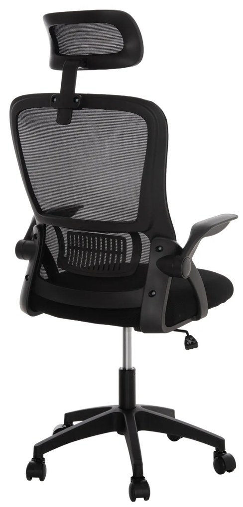 ΚΑΡΕΚΛΑ ΓΡΑΦΕΙΟΥ BLAZER HM1205.01 ΜΑΥΡΟ MESH-ΜΑΥΡΟΣ ΣΚΕΛΕΤΟΣ 60x58x110-130Υεκ.