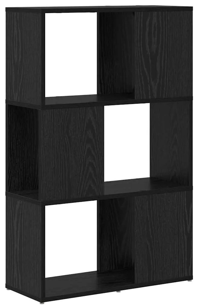 vidaXL Κέντρο ψυχαγωγίας Μαύρο 60 x 24 x 94 cm Επεξεργασμένο ξύλο
