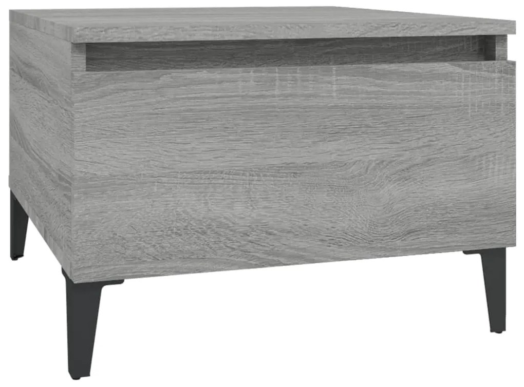 vidaXL Τραπεζάκια Σαλονιού 2 τεμ. Γκρι Sonoma 50x46x35 εκ. Επεξ. Ξύλο