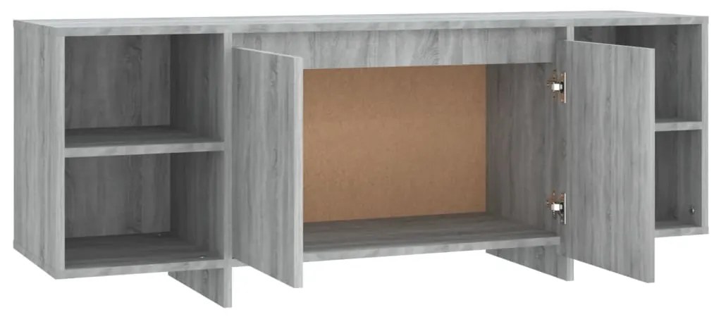 vidaXL Έπιπλο Τηλεόρασης Γκρι Sonoma 130x35x50 εκ. από Μοριοσανίδα