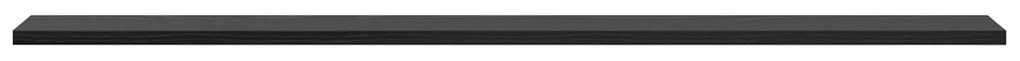 vidaXL Δίσκος Βιβλιοθήκης 4 pcs Μαύρο 100 x 40 x 1.5 εκ. Μοριοσανίδα