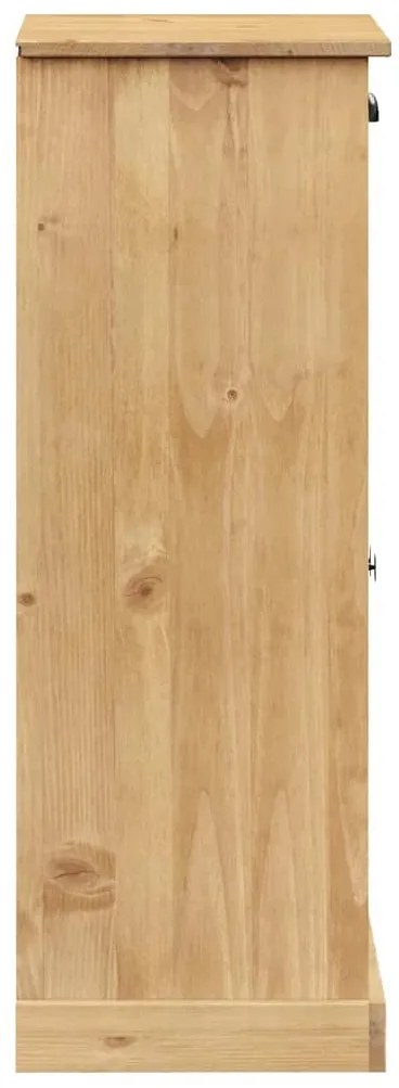 vidaXL Παπουτσοθήκη VIGO 60 x 35 x 96 εκ. από Μασίφ Ξύλο Πεύκου