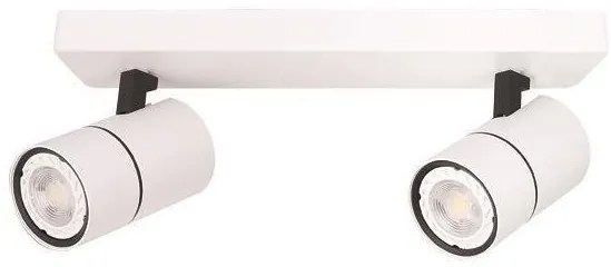 Σποτ Φωτιστικό Οροφής Λευκό-Μαύρο 145-25007 Eurolamp-145-25007-Μαύρο-Λευκό 145-25007