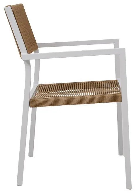 Καρέκλα Lesoto Fylliana Λευκό 57x61x83 εκ. 57x61x83 εκ.