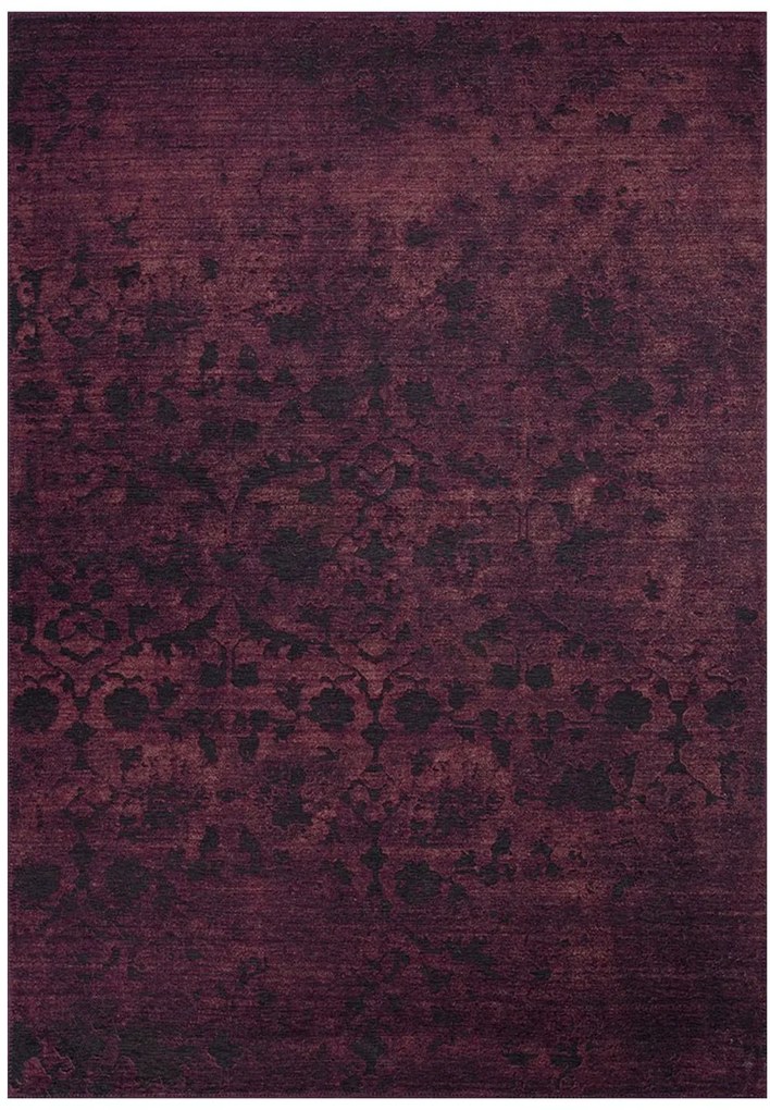 Χαλί Dorian AL 186 mr 473RTP2179 Purple-Black Conceptum Hypnose 210X310cm
