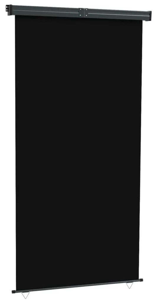 Σκίαστρο Βεράντας Πλαϊνό Μαύρο 145 x 250 εκ. - Μαύρο